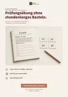 Vorschau - Arbeitsblätter - Geschichten - Geld leihen unter Freunden (B2) - Deckblatt