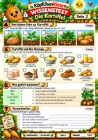 Vorschau - Test - Die Kartoffel Wissenstest & Zusatzaufgabe Sachunterricht - Seite 2