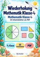 Vorschau - Arbeitsblätter - Wiederholung Mathematik Klasse 4 | Mathematik Klasse 4 | 10 Arbeitsblätter als PDF - Deckblatt
