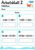 Vorschau - Arbeitsblätter - Wochenplan Mathematik Klasse 4 | Mathematik Klasse 4 | 10 Arbeitsblätter als PDF - Seite 2