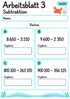 Vorschau - Arbeitsblätter - Wochenplan Mathematik Klasse 4 | Mathematik Klasse 4 | 10 Arbeitsblätter als PDF - Seite 3