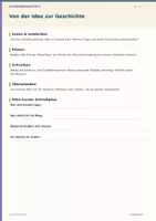 Vorschau - Arbeitsblätter - Geschichte schreiben/fortsetzen (Fantasie) - Seite 1