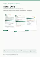 Vorschau - Arbeitsblätter - Isotope – Arbeitsblatt, Tippzettel & Lösung | Chemie - Deckblatt