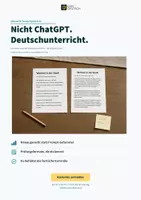 Vorschau - Arbeitsblätter - Geschichten - Leos erste Übernachtung bei Oma (A2) - Deckblatt