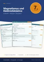 Vorschau - Arbeitsblätter - Magnetismus und Strom Physik 7 Realschule - Deckblatt