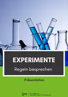 Vorschau - Präsentationen/Tafelbilder - Experimente: Präsentation zum Regeln besprechen - Deckblatt