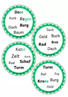 Vorschau - Spiele - Blitzlesespiel - Finde den Zwilling - Stufe 3 - (Zebra Lehrwerk) - Seite 3
