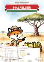 Vorschau - Arbeitsblätter - Malaufgaben Klasse 2 | Einführung Malrechnen | Malfelder und Tauschaufgaben | 2er 5er 10er 3er Reihe | Safari - Deckblatt