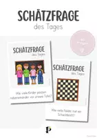 Vorschau - Aufgabenkarten - Schätzfrage des Tages – 60 Schätzfragen für die Grundschule - Deckblatt