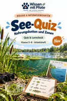 Vorschau - Arbeitsblätter - Arbeitsheft: Ökosystem See – Quiz & Lerncheck - Deckblatt