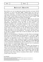 Vorschau - Stundenentwürfe - Bertolt Brecht – Episches Theater, Dreigroschenoper & Exil - Seite 1