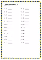Vorschau - Arbeitsblätter - Rechenheft Klasse 1 – Wiederholen & Üben, Fit für Klasse 2 (21 Seiten mit Lösungen) - Seite 3