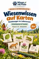 Vorschau - Arbeitsblätter - Arbeitsheft: Ökosystem Wiese – Beziehungen im Lebensraum – Arbeitskarten & Transfer - Deckblatt