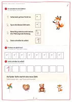 Vorschau - Arbeitsblätter - Ziffern schreiben lernen Klasse 1 | Zahlen nachspuren 1–10 | Ziffernkurs Mathe Anfangsunterricht | Einschulung - Seite 1