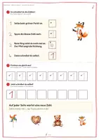Vorschau - Stationenlernen - Ziffern schreiben lernen Klasse 1 GRATIS Leseprobe | Zahlen nachspuren 1–10 | Jahrmarkt | kostenlos - Seite 2