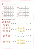 Vorschau - Arbeitsblätter - Zahlen bis 10 Klasse 1 GRATIS Leseprobe | Mathe Anfangsunterricht | kostenlos | Einschulung | Zirkus - Seite 1