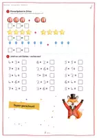 Vorschau - Arbeitsblätter - Zahlen bis 10 Klasse 1 GRATIS Leseprobe | Mathe Anfangsunterricht | kostenlos | Einschulung | Zirkus - Seite 2