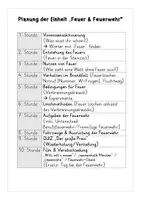 Vorschau - Stundenentwürfe - Feuer / Feuerwehr (KOMPLETTPAKET) - Seite 1