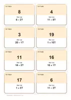 Vorschau - Spiele - Ich habe … wer hat? Herbst – Plus und Minus bis 20 (Klasse 1) – Kartenspiel für die ganze Klasse - Seite 2