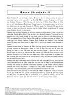 Vorschau - Arbeitsblätter - QUEEN ELIZABETH II – Steckbrief: Englisch Arbeitsblatt Biografie & Leseverstehen - Seite 2