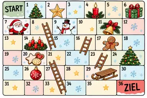 Vorschau - Spiele - Weihnachten Leiterspiel mit BildWortkarten VKL mit Herz - Seite 3