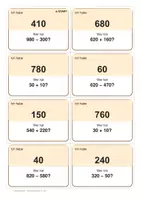 Vorschau - Spiele - Ich habe … wer hat? Herbst – Plus und Minus bis 1000 (Klasse 3) – Kartenspiel für die ganze Klasse - Seite 1