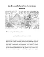 Vista previa - Refuerzo / NEE / Materiales de apoyo - Las Grandes Culturas Precolombinas de América - página 1