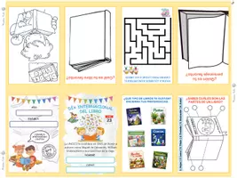 Vista previa - Otros - Mini libro de actividades - Día Internacional del Libro - Portada