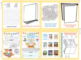 Vista previa - Otros - Mini libro de actividades - Día Internacional del Libro - página 2