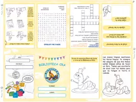 Vista previa - Otros - Mini libro de actividades: Biblioteca CRA - Portada