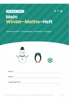 Vorschau - Arbeitsblätter - Winter-Mathe Klasse 3 – Zahlenraum 1000 - Seite 1