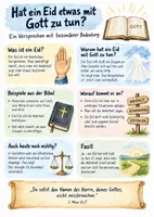Vorschau - Arbeitsblätter - Lernplakat + Arbeitsblätter zum Thema "Hat ein Eid etwas mit Gott zu tun?" + Lösung & MP3 + - Deckblatt