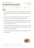 Vorschau - Arbeitsblätter - Herbst Lesen & Verstehen – Komplettpaket Klasse 2–4 mit Lösungen - Seite 1