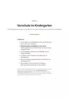 Vorschau - Lehrpläne/Lehrermaterial - Vorschule Kindergarten – Schulfähigkeit Komplettset - Seite 1