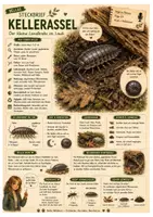 Vorschau - Arbeitsblätter - Kellerassel – kostenloses Materialpaket für Sachunterricht & Naturbildung | Bella Wildherz - Deckblatt