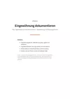 Vorschau - Lehrpläne/Lehrermaterial - Eingewöhnung dokumentieren – Kita-Vorlagen - Seite 1