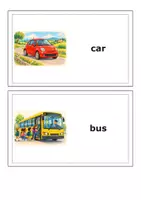 Vorschau - Poster - Vehicles & Transport – 20 englische Bild-Wortkarten zu Fahrzeugen und Verkehrsmitteln - Seite 1
