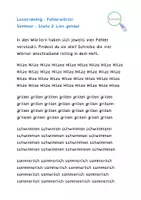Vorschau - Arbeitsblätter - Lesetraining Sommer: Fehlerwörter finden, Fördermaterial LRS - Seite 3