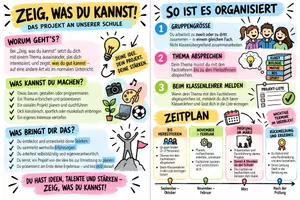 Vorschau - Poster - Informationsmaterial Zeig was du kannst für die Klasse - Deckblatt