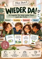Vorschau - Poster - WIEDER DA! – 32 Impulskarten für den Start nach den Ferien | Klasse 2 – 6 - Deckblatt