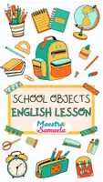 anteprima - Esercizi - School Objects 🎒✂️ - Pagina di copertina