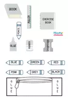 anteprima - Esercizi - School Objects 🎒✂️ - Pagina 3