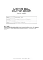 anteprima - Didattica a stazioni - Il Mistero della Biblioteca Segreta – Italiano a Stazioni - primaria - Pagina 1