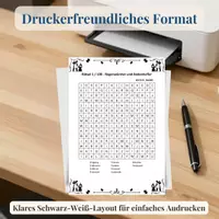 Vorschau - Arbeitsblätter - Wald & Wildtiere – 100 Wortsuchrätsel | Suchsel & Arbeitsblätter mit Lösungen - Seite 2