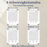 Vorschau - Arbeitsblätter - Wald & Wildtiere – 100 Wortsuchrätsel | Suchsel & Arbeitsblätter mit Lösungen - Seite 3