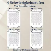 Vorschau - Arbeitsblätter - Wandern & Berge – 100 Wortsuchrätsel | Suchsel & Arbeitsblätter mit Lösungen - Seite 3