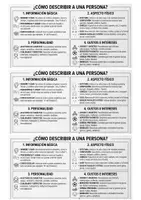 Vista previa - Tarjetas / Manipulativos - FICHA TECNICA DESCRIPCIÓN DE PERSONAS - Portada