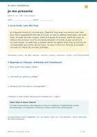 Vorschau - Arbeitsblätter - Französisch A1-A2 buch - Seite 1