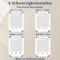 Vorschau - Arbeitsblätter - Kochen & Küchenwissen – 100 Wortsuchrätsel | Suchsel & Arbeitsblätter mit Lösungen - Seite 3