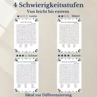 Vorschau - Stationenlernen - Backen & Desserts – 100 Wortsuchrätsel | Suchsel & Arbeitsblätter mit Lösungen - Seite 3